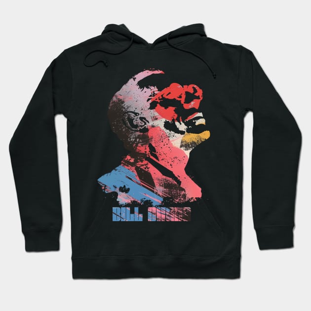 Bill Evans Jazz Pianist Hoodie by HAPPY TRIP PRESS